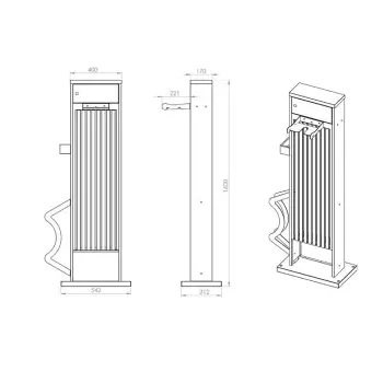 Stacja naprawcza do rowerów